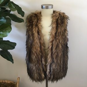 Tobi Faux Fur Vest